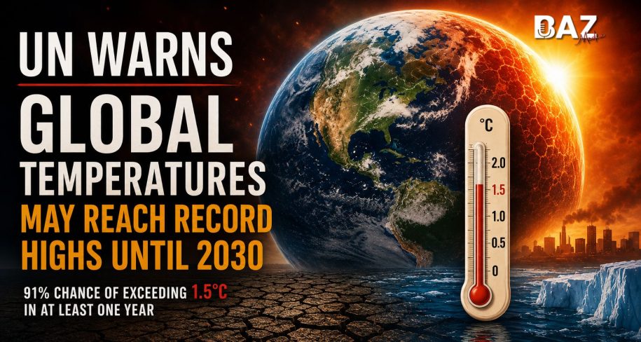 UN Warns Global Temperatures Could Hit Record Highs Until 2030