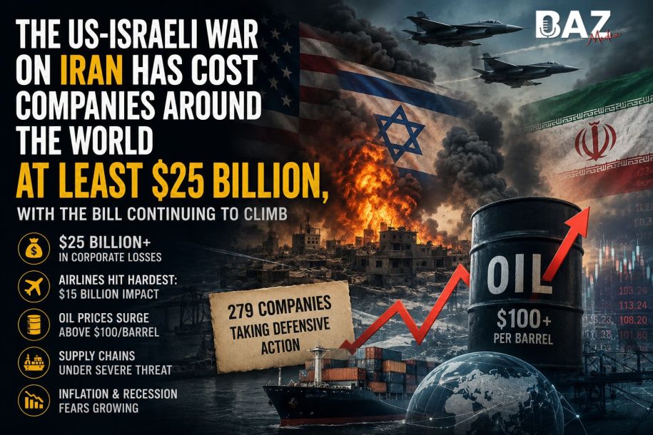 The US-Israeli War on Iran Has Cost Global Companies at Least $25 Billion And the Bill Is Still Climbing