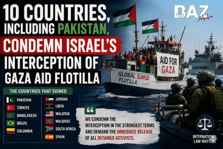 Pakistan Joins 10 Nations in Condemning Israel’s Seizure of Gaza Aid Flotilla