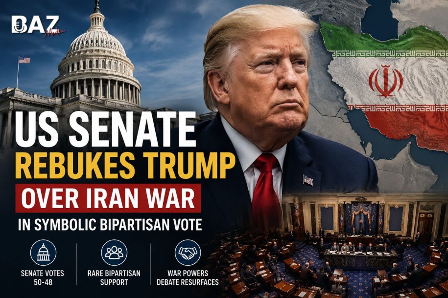 US Senate Rebukes Trump Over Iran War in Symbolic Bipartisan Vote