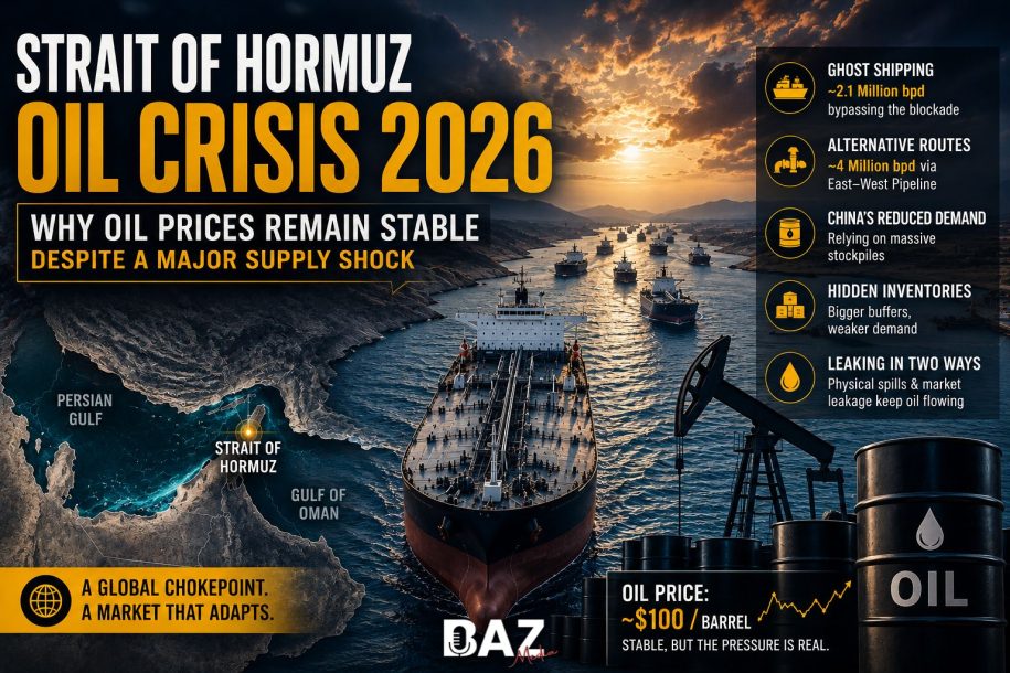 Strait of Hormuz Oil Market Crisis 2026: Why Oil Prices Remain Surprisingly Stable Despite Major Supply Shockw