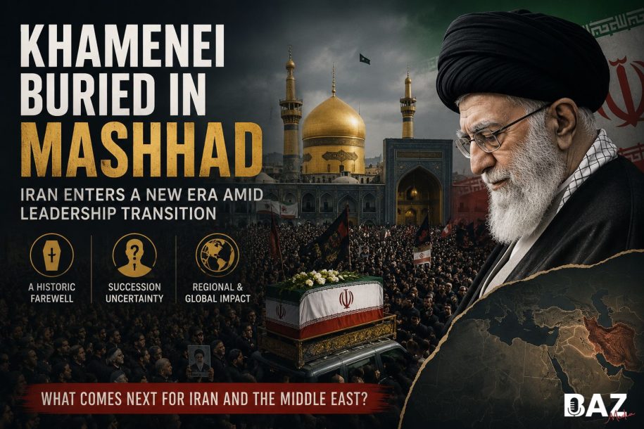 Khamenei Buried in Mashhad: What Iran’s Leadership Transition Means for the Middle East