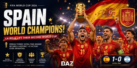 Spain Win FIFA World Cup 2026: La Roja Beat Argentina 1-0 to Lift Their Second World Cup Title