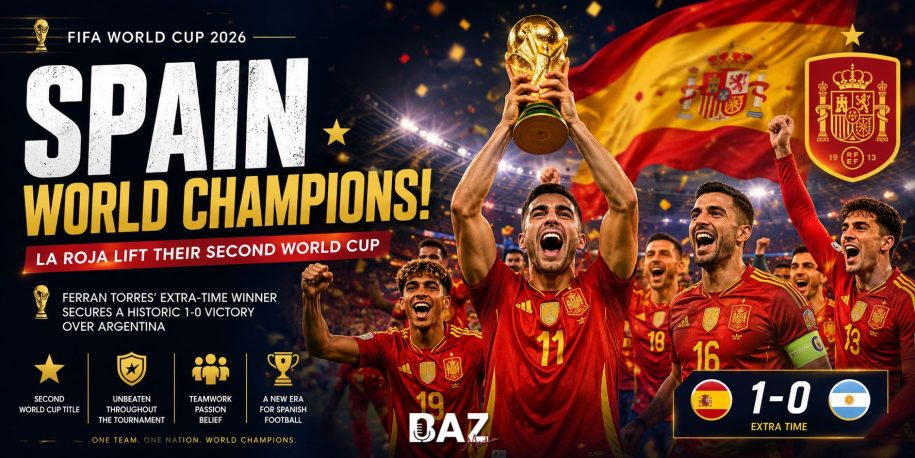 Spain Win FIFA World Cup 2026: La Roja Beat Argentina 1-0 to Lift Their Second World Cup Title