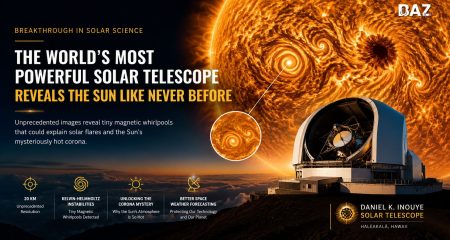 World’s Most Powerful Solar Telescope Captures the Highest-Resolution Image of the Sun Ever