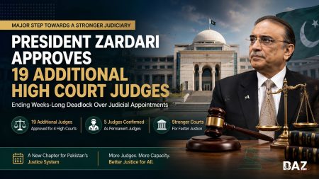 President Zardari Approves 19 Additional High Court Judges, Ending Judicial Appointment Deadlock
