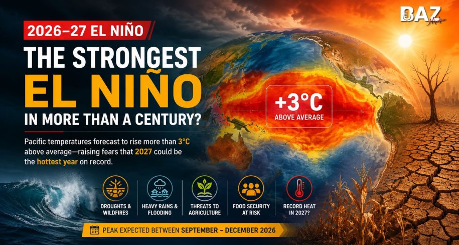 2026-27 El Niño Forecast: Could This Become the Strongest El Niño in More Than a Century?
